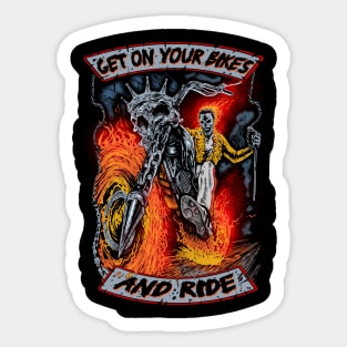 "RIDE" Sticker